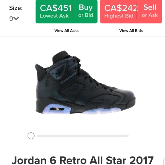 Jordan Retro 6 All Star 2017 - Picture 4 of 4